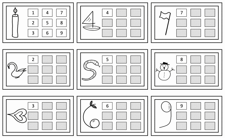 One times table - worksheet